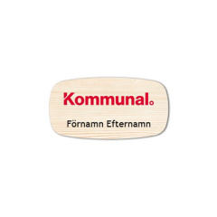 Namnbricka Kommunal Furu