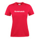 Basic T-shirt Röd Kommunal Dam