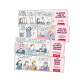 Magnet 15x5cm olika motiv i 4-pack
