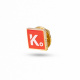 Pin 1 x 1 cm - K